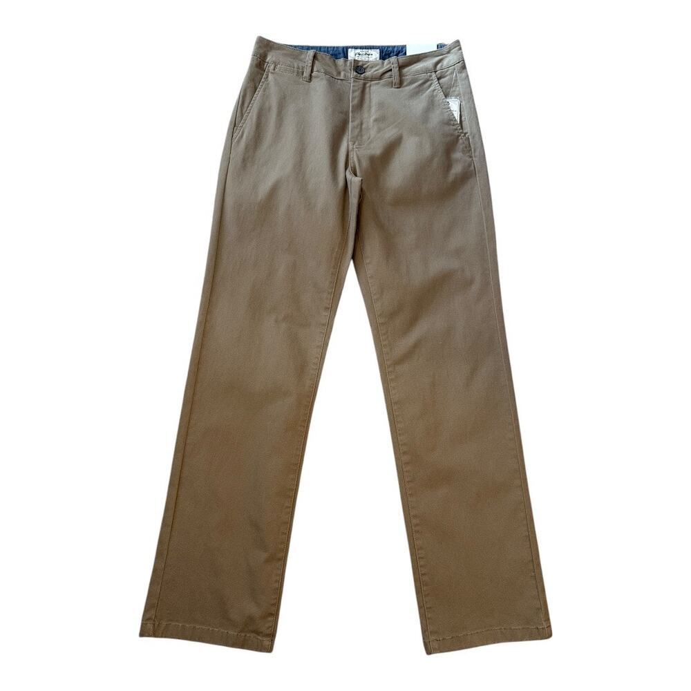 NEW Flag‎ & Anthem Men's Beige Portland Relaxed Chino Pants Size 29x32 NWT